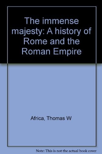 Cover for The immense majesty