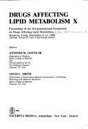 Cover for Drugs Affecting Lipid Metabolism X