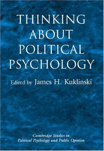 Cover for Thinking about political psychology