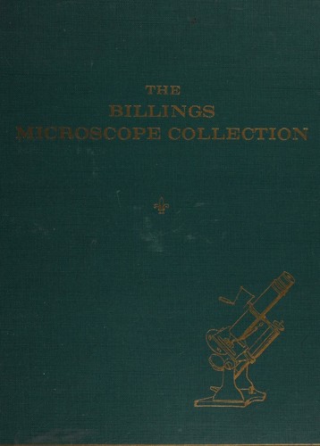 Cover for The Billings Microscope Collection of the Medical Museum Armed Forces Institute of Pathology