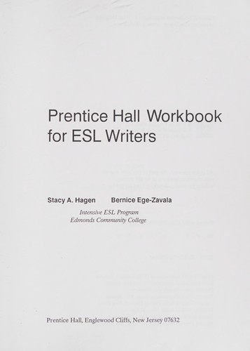 Cover for ESL Writers