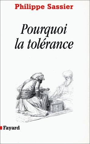 Cover for Pourquoi la tolérance