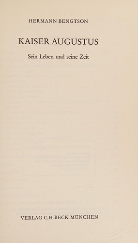 Cover for Kaiser Augustus