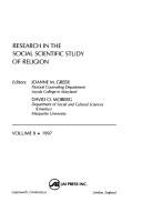Cover for Research in the social scientific study of religion