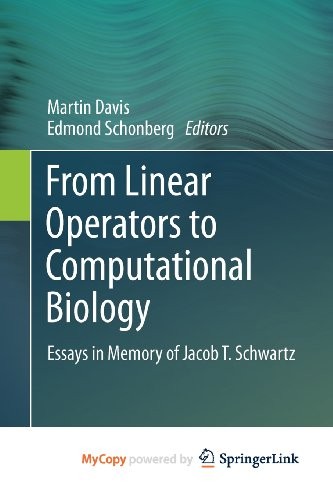 Cover for From Linear Operators to Computational Biology