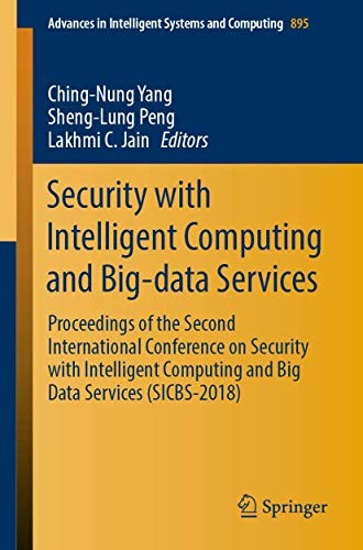Cover for Security with Intelligent Computing and Big-data Services