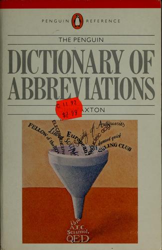 Cover for The Penguin dictionary of abbreviations