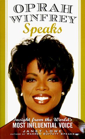 Cover for Oprah Winfrey speaks