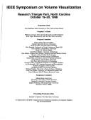 Cover for IEEE Symposium on Volume Visualization