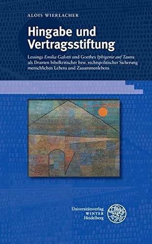 Cover for Hingabe und Vertragsstiftung