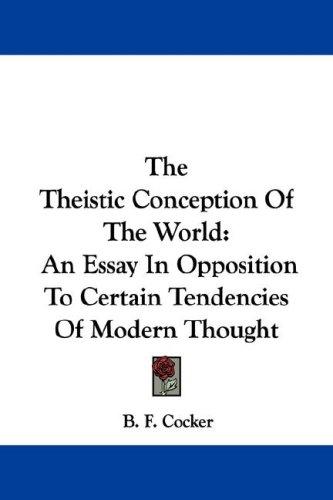 Cover for The Theistic Conception Of The World