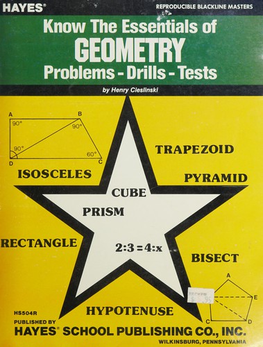 Cover for Know the Essentials of Geometry