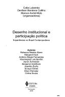 Cover for Desenho institucional e participação política
