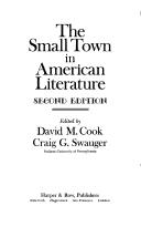Cover for The small town in American literature