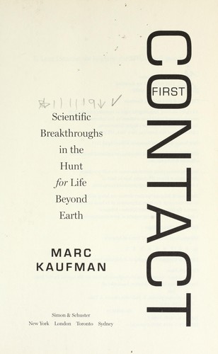 Cover for First contact