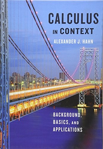 Cover for Calculus in Context