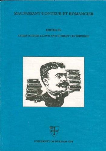 Cover for Maupassant Conteur Et Romancier