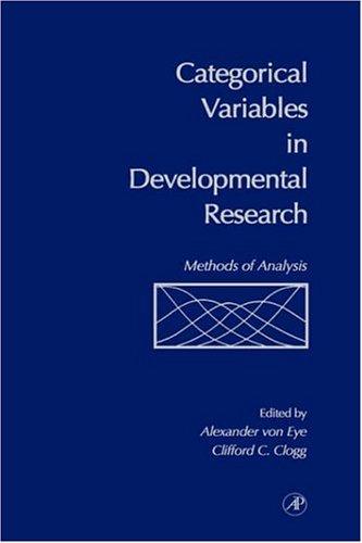 Cover for Categorical Variables in Developmental Research