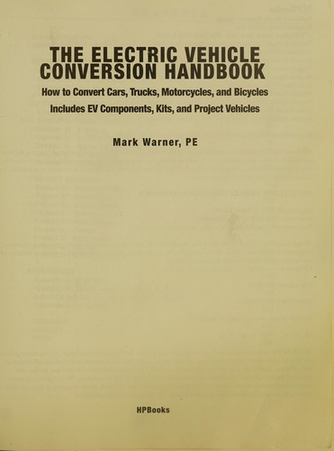 Cover for The electric vehicle conversion handbook