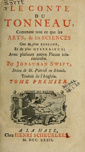 Cover for Le conte du tonneau