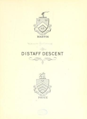 Cover for Distaff descent