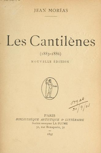 Cover for Les Cantilènes