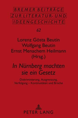 Cover for In Nürnberg machten sie ein Gesetz
