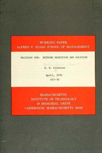 Cover for Decision CPM