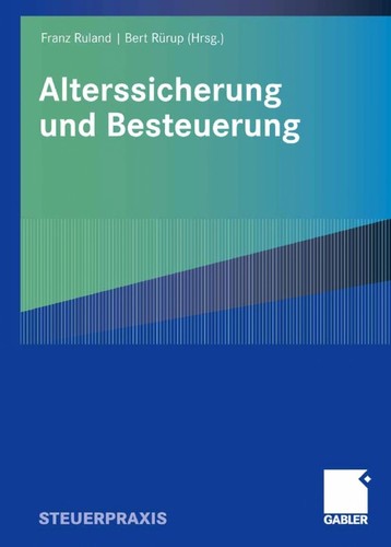 Cover for Alterssicherung und Besteuerung