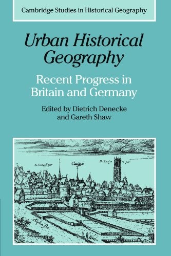 Cover for Urban Historical Geography