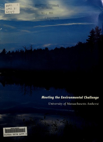 Cover for Meeting the environmental challenge