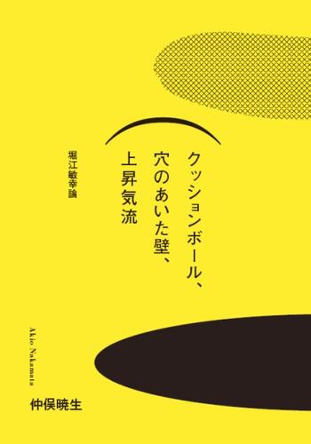 Cover for クッションボール、穴のあいた壁、 上昇気流～堀江敏幸論