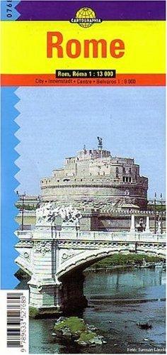 Cover for Rome 1:13 000, city 1:9 000 = Rom 1:13 000, Innenstadt 1:9 000