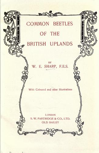 Cover for Common beetles of the British uplands.