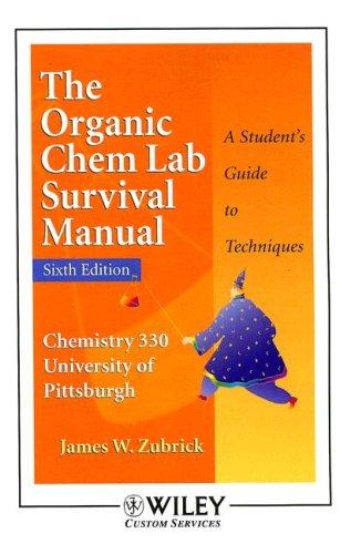 Cover for Organic Chemistry Lab Manual 6th Edition for University of Pittsburgh