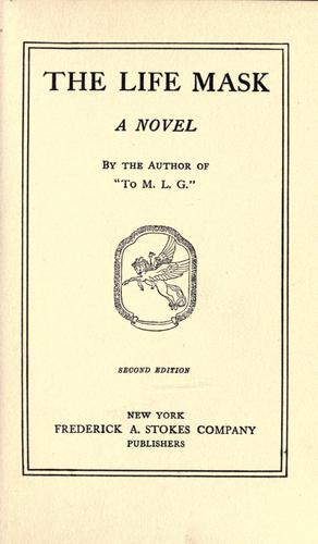 Cover for The life mask