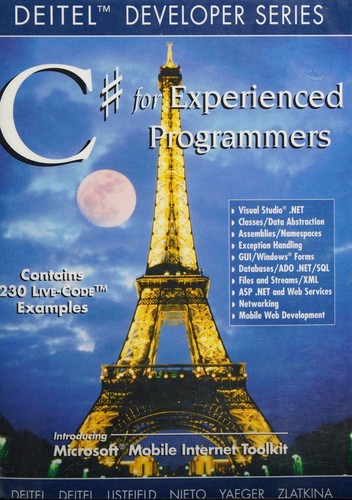 Cover for C# for experienced programmers