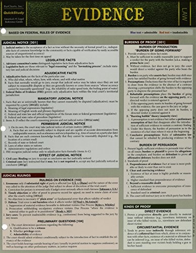 Cover for Evidence
