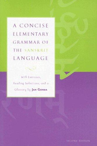 Cover for A concise elementary grammar of the Sanskrit language