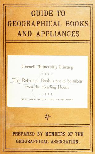 Cover for Guide to geographical books and appliances