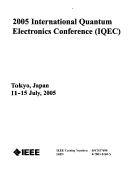 Cover for 2005 International Quantum Electronics Conference (IQEC)
