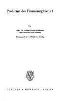 Cover for Probleme des Finanzausgleichs