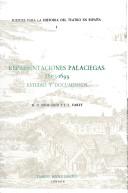 Cover for Representaciones palaciegas, 1603-1699