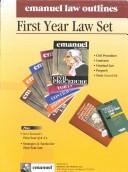 Cover for Emanuel Law Outlines
