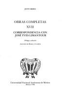 Cover for Correspondencia con José Yves Limantour