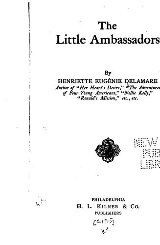 Cover for The little ambassadors