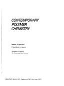 Cover for Contemporary polymer chemistry