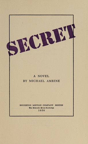 Cover for Secret