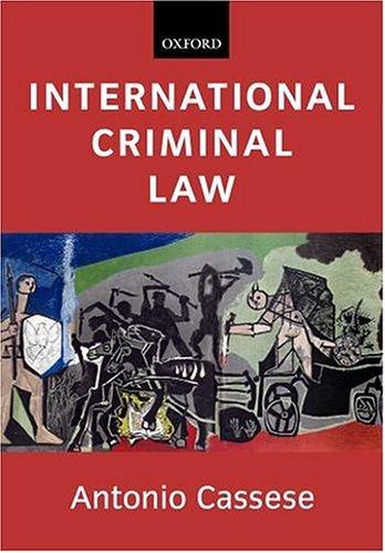 Cover for International Criminal Law