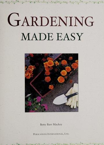 Cover for Gardening made easy